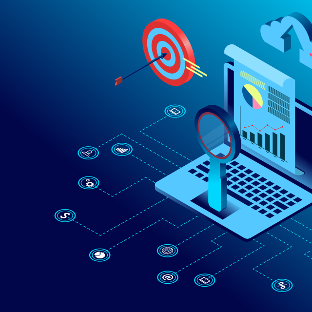 cartoon image of a laptop computer distributing files